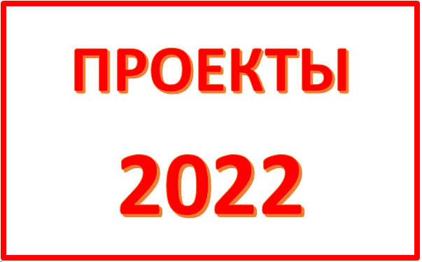 ПРОЕКТЫ 2022